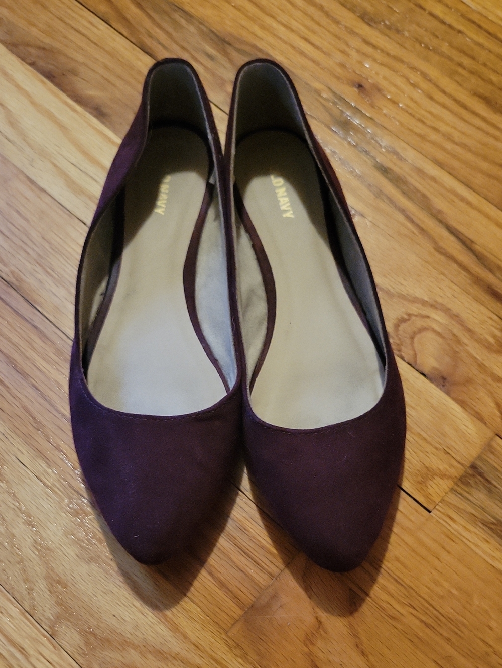 Old Navy Burgundy Flats, Size 9